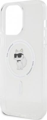 Чехол для iPhone 15 Pro Max с MagSafe и принтом NFT Choupette, прозрачный