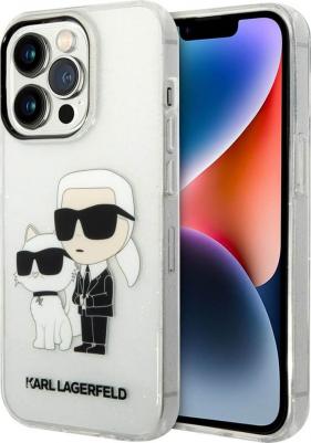 Чехол для iPhone 15 Pro Max с принтом NFT Karl & Choupette прозрачный – фото 3