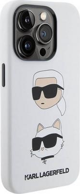 Чехол для iPhone 15 Pro Max силиконовый с эффектом Soft touch, белый – фото 2