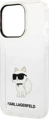 Чехол для iPhone 15 Pro с принтом NFT Choupette, прозрачный