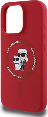 Чехол для iPhone 16 Pro Max Liquid Silicone с функцией MagSafe, красный