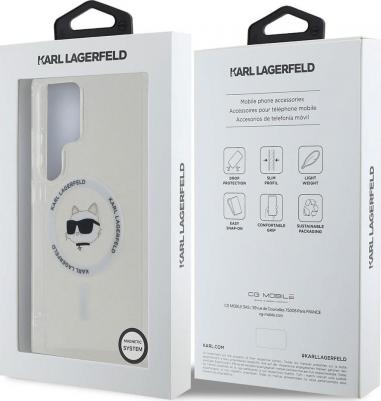 Чехол NFT Choupette MagSafe для Galaxy S25 Ultra прозрачный – фото 5