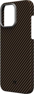 Чехол для iPhone 15 Pro Max кевлар коричневый (cfb016) – фото 2