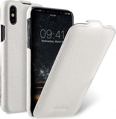 Чехол для сотового телефона Кожаный чехол флип для Apple iPhone X/XS - Jacka Type, белый