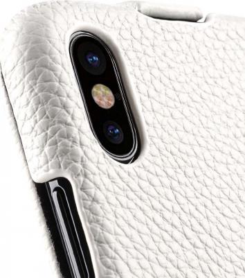 Чехол для сотового телефона Кожаный чехол флип для Apple iPhone X/XS - Jacka Type, белый – фото 7