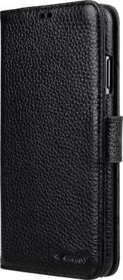 Кожаный чехол книжка для Apple iPhone 12 Pro Max - Wallet Book Type, черный – фото 3