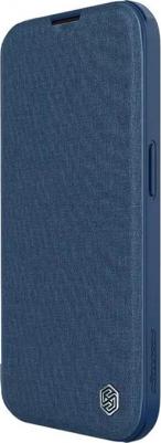 Чехол для iPhone 15 Pro QIN Pro (Cloth) Booktype Elite Blue – фото 2