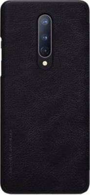 Чехол Qin Leather Case для OnePlus 8 Black (черный) – фото 3