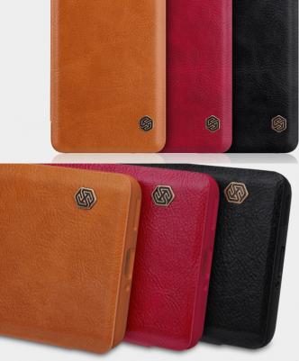 Чехол Qin Leather Case для OnePlus 8 Black (черный) – фото 10