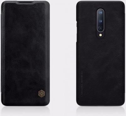 Чехол Qin Leather Case для OnePlus 8 Black (черный) – фото 12