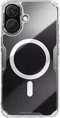 Противоударный силиконовый чехол Nature TPU Pro для Apple iPhone 16, прозрачный