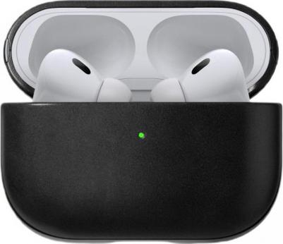Чехол для наушников Leather case для AirPods Pro 2 Black