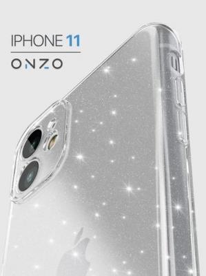 Чехол на Айфон 11 Прозрачный силиконовый чехол iPhone 11 бампер с блестками – фото 2
