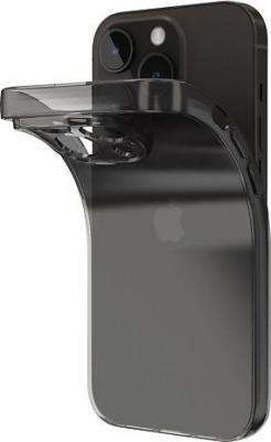 Чехол на iPhone 14 Pro Max черный прозрачный – фото 3