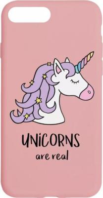 Чехол на iPhone 7 Plus, iPhone 8+ с принтом "Unicorns are real"
