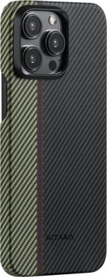 Чехол Fusion Weaving MagEZ Case 4 Magsafe для iPhone 15 Pro Max Overture кевлар – фото 2