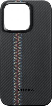 Чехол Fusion Weaving MagEZ Case 4 Magsafe для iPhone 15 Pro Max Rhapsody кевлар – фото 2