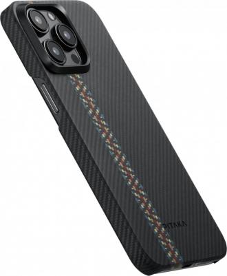 Чехол Fusion Weaving MagEZ Case 4 Magsafe для iPhone 15 Pro Max Rhapsody кевлар – фото 3