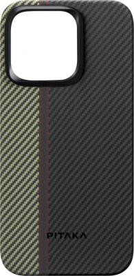 Чехол Fusion Weaving MagEZ Case 4 Magsafe для iPhone 15 Pro Overture кевлар – фото 3