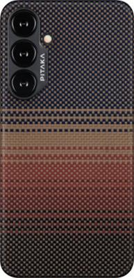 Чехол-крышка для Samsung S24 (FS2401), кевлар, сансет