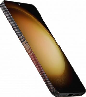 Чехол MagEZ 4 Case для Galaxy S24+, кевлар, Sunset коричневый – фото 1