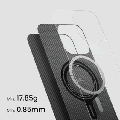 Чехол MagEZ Case 4 MagSafe для iPhone 16 Compatible BlackGrey – фото 3