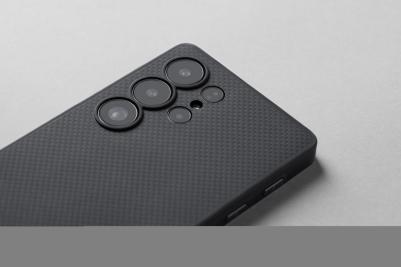 Чехол PIN Button для Galaxy S25 Ultra кевлар черный – фото 8