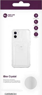 Чехол для Apple iPhone 14 Pro iBox Crystal прозрачный с кардхолдером – фото 3
