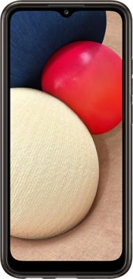 Чехол для Samsung Galaxy A02s SM-A025F Soft Clear Cover черный – фото 3