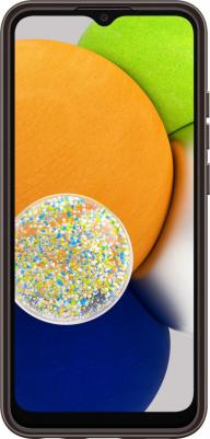 Чехол для Samsung Galaxy A03 SM-A035 Soft Clear Cover черный – фото 3