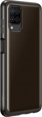 Чехол для Samsung Galaxy A12 Soft Clear Cover черный – фото 1