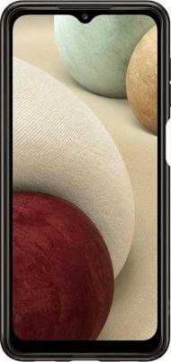Чехол для Samsung Galaxy A12 Soft Clear Cover черный – фото 2