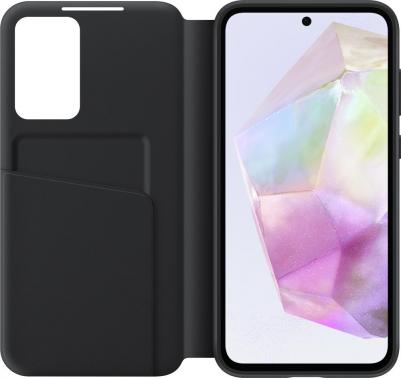 Чехол для Samsung Galaxy A35 Smart View Wallet Case A35 черный – фото 3