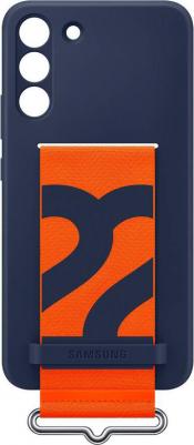 Чехол для Samsung Galaxy S22 Plus Silicone with Strap Cover Dark Blue EF-GS906TNEGRU