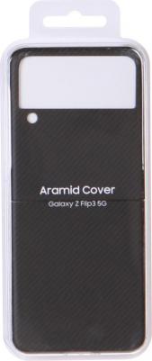 Чехол для Samsung Galaxy Z Flip3 Aramid Standing Cover Black EF-XF711SBEGRU – фото 1