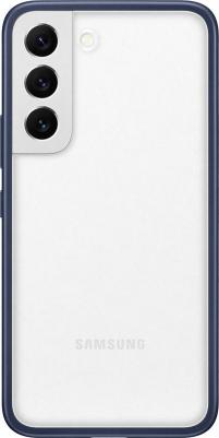 Чехол для Samsung S22+ Frame Cover Transparent Dark Blue EF-MS906CNEGRU – фото 1