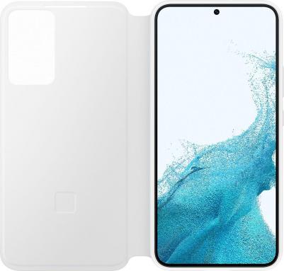 Чехол для Samsung S22 Smart Clear View Cover White EF-ZS901CWEGRU – фото 3
