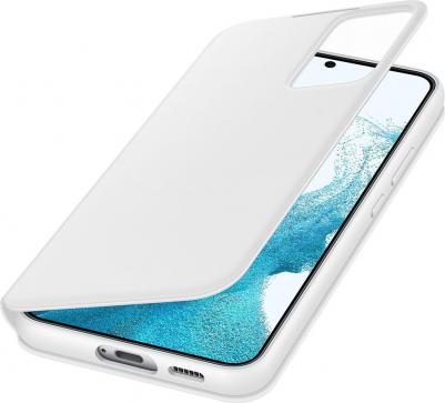 Чехол для Samsung S22 Smart Clear View Cover White EF-ZS901CWEGRU – фото 5
