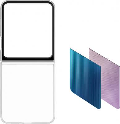 Чехол FlipSuit B5, для Samsung Galaxy Z Flip5, прозрачный [ef-zf731ctegru]
