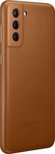 Чехол Galaxy S21+ Leather Cover коричневый – фото 3
