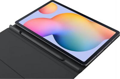 Чехол Galaxy Tab S6 lite Book Cover полиуретан серый (EF-BP610PJEGRU) – фото 7