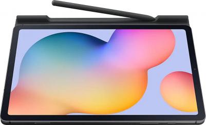 Чехол Galaxy Tab S6 lite Book Cover полиуретан серый (EF-BP610PJEGRU) – фото 8