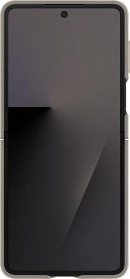 Чехол Kindsuit Case для Galaxy Z Flip 7 серо-коричневый – фото 5