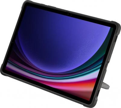 Чехол-крышка Outdoor Cover, для Samsung Galaxy Tab S9, титан [ef-rx710cbegru] – фото 1
