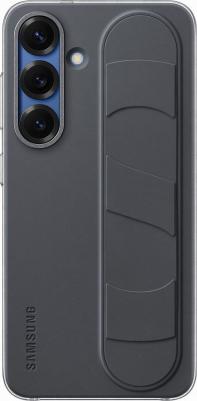 Чехол-крышка Standing Grip Case для Galaxy S25, поликарбонат / силикон, черный