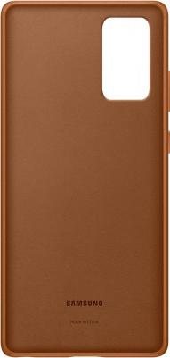 Чехол Leather Cover для Samsung Note 20 Brown – фото 5