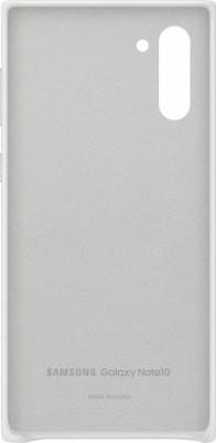 Чехол Leather Cover Note 10 White – фото 3