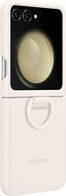 Чехол Silicone Case with Ring B5, для Samsung Galaxy Z Flip5, кремовый [ef-pf731tuegru] – фото 6