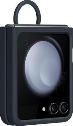 Чехол Silicone Case with Ring B5, для Samsung Galaxy Z Flip5, синий [ef-pf731tnegru] – фото 1