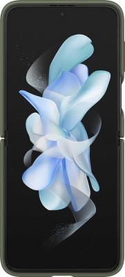 Чехол Silicone Cover with Ring Z Flip 4 (F721) Green EF-PF721TGEG – фото 5